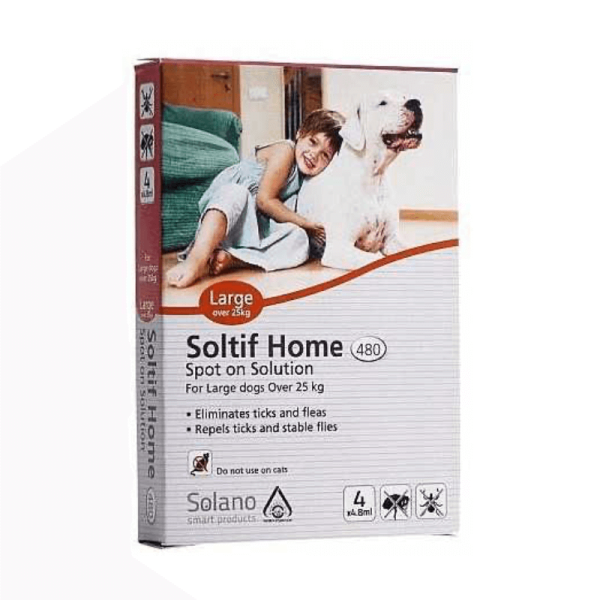 אמפולות נגד קרציות ופרעושים לכלב – Soltif Home L