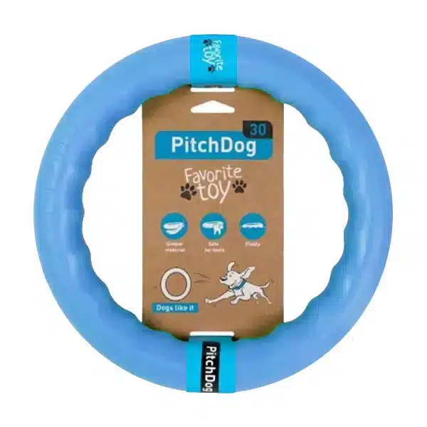 טבעת משחק לכלב מבית PitchDog גודל 30 ס״מ